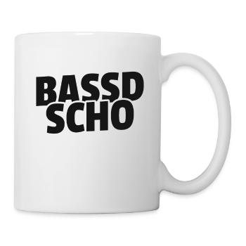 Bassd scho - Franken fränkisch fränggisch Geschenk - Tasse - Weiß - Rechts