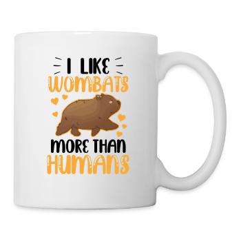 Wombat ressemble plus à un marsupial australien - Mug blanc - blanc - Droite
