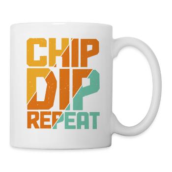 Chip Dip Repeat 11 - Mug - white - Right