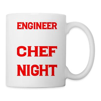 Ingénieur le jour, Chef le soir 8 - Mug blanc - blanc - Droite