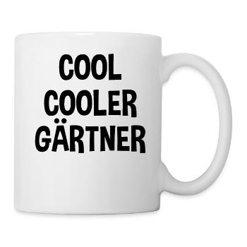 Garten Lustiger Spruch Hobby Gärtner Geschenkidee - Tasse - Weiß - Rechts