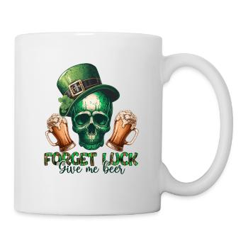 Crâne irlandais Irlande Trèfle vert Saint-Patrick - Mug blanc - blanc - Droite