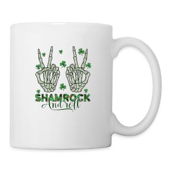 Irish Irland Grün Shamrock And Roll St Patrick Day - Tasse - Weiß - Rechts