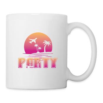 Équipe du parti d'Espagne - Mug blanc - blanc - Droite
