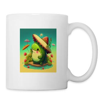 Vegan Avocado Lover Avocado Lover Axolotl Fish - Mug - white - Right