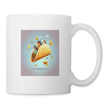 Taco Lover Disassembled Taco Food Humor - Tasse - Weiß - Rechts