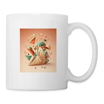 Taco Lover Disassembled Taco Food Humor - Tasse - Weiß - Rechts