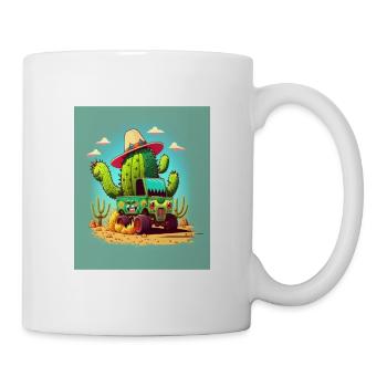 Cactus Plant Collectors Mexican Cactus Plant In A - Tasse - Weiß - Rechts