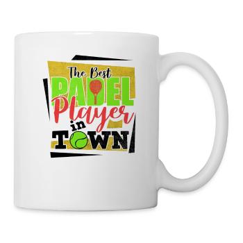 Padel Paddle Raquette Tennis Sport I Cadeau - Mug blanc - blanc - Droite
