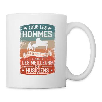 Mais Les Meilleurs Sont Musiciens Musique Musicien - Mug blanc - blanc - Droite