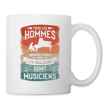 Mais Les Meilleurs Sont Musiciens Musique Musicien - Mug blanc - blanc - Droite