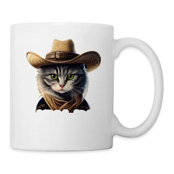 Meowdy Funny cat Meme for Cat Lovers - Tasse - Weiß - Rechts