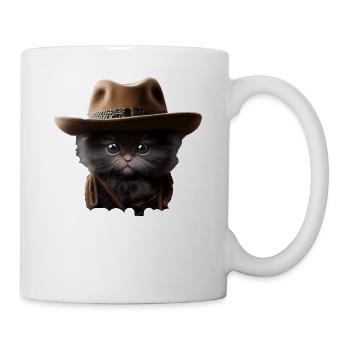 Meowdy Funny cat Meme for Cat Lovers - Tasse - Weiß - Rechts