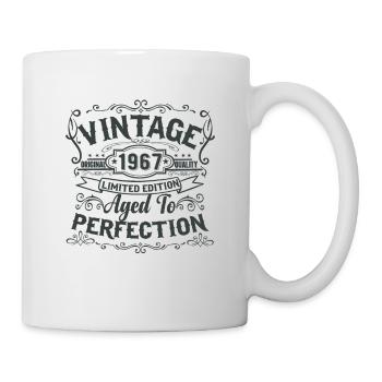 Edition limitée 1967 Vintage. Vieilli à la perfection - Mug blanc - blanc - Droite