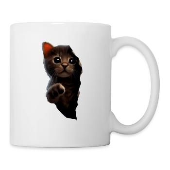 Chat mignon Chaton Craqué Chat Amants Chats Chats - Mug blanc - blanc - Droite