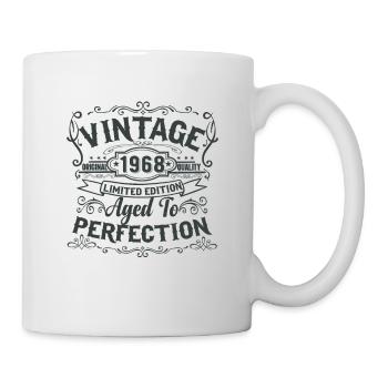Edition limitée 1968 Vintage. Vieilli à la perfection - Mug blanc - blanc - Droite