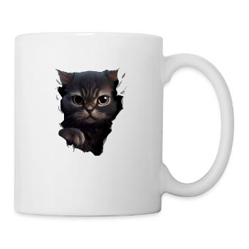 Chat mignon Chaton Craqué Chat Amants Chats Chats - Mug blanc - blanc - Droite