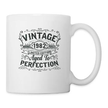 Limited Edition 1982 Vintage. Aged to Perfection - Tasse - Weiß - Rechts