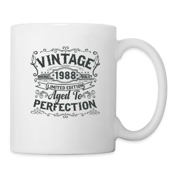 Limited Edition 1988 Vintage. Aged to Perfection - Tasse - Weiß - Rechts
