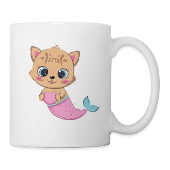 Ocelot mermaid - Mug - white - Right