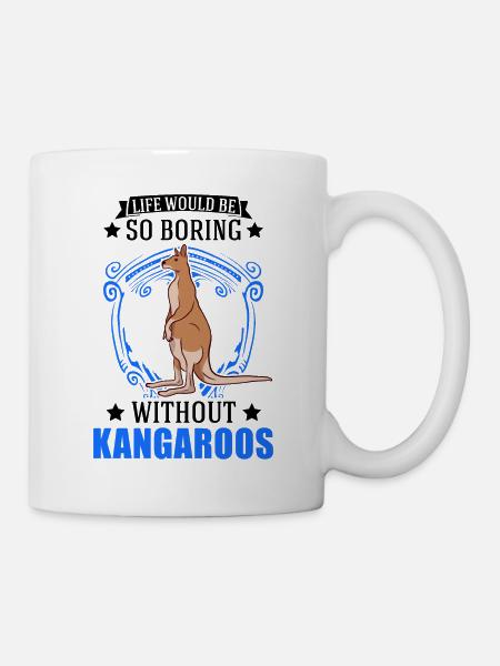Australisches Känguru Australien Kangaroo - Tasse - Weiß