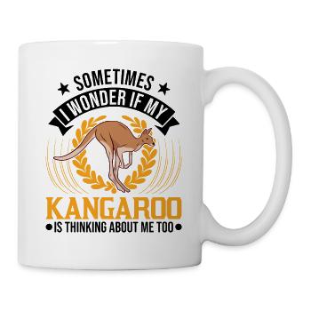 Kangourou australien Kangourou australien - Mug blanc - blanc - Droite