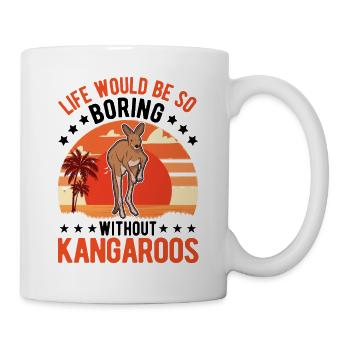Kangourou australien Kangourou australien - Mug blanc - blanc - Droite