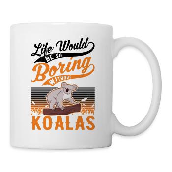 Amoureux des koalas Ours koala - Mug blanc - blanc - Droite