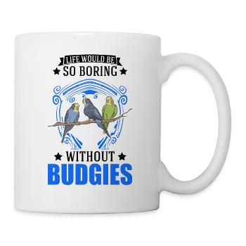 Budgerigar Gift Welli cockatiel - Mug - white - Right