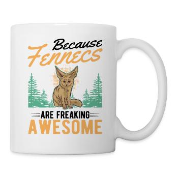 Parce que les Fennecs sont des Fennek impressionnants - Mug blanc - blanc - Droite