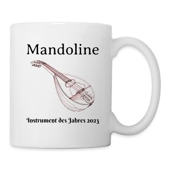 Mandoline Instrument des Jahres mit Grafik - Tasse - Weiß - Rechts
