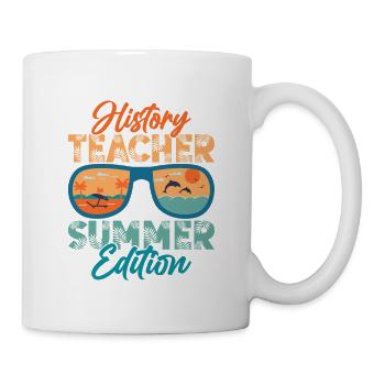 Professeur d’histoire Édition d’été Éducation Professo - Mug blanc - blanc - Droite