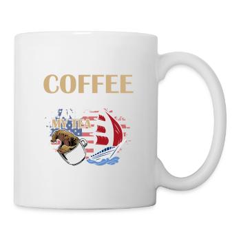 I Like My Coffee Black History Teacher Education - Mug - white - Right