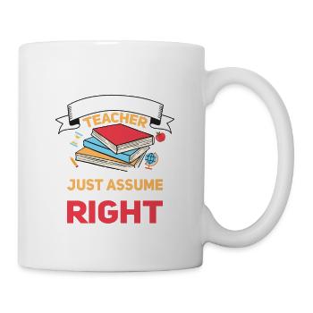 I'm A History Teacher To Save Time Education Prof - Tasse - Weiß - Rechts