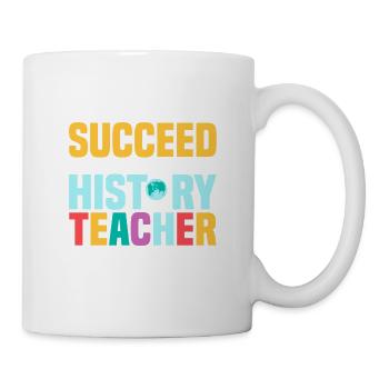 Faites ce que votre professeur d’histoire vous a dit Professeur Ed - Mug blanc - blanc - Droite