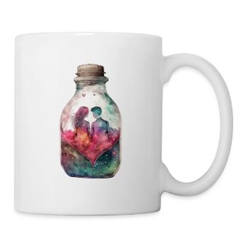 couple amoureux couple parents saint-valentin amour - Mug blanc - blanc - Droite