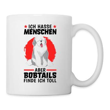 Bobtail finde ich toll altenglischer Schäferhund - Tasse - Weiß - Rechts
