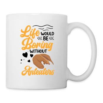 Boring without anteater Ant-eating bear - Mug - white - Right