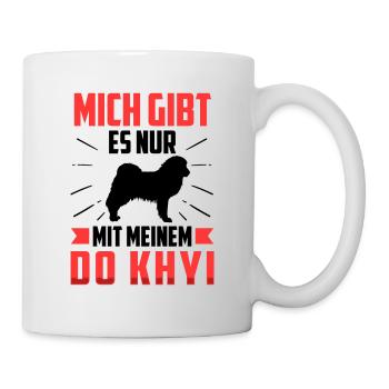 Nur mit meinem Do Khyi Tibetmastiff Tibetdogge - Tasse - Weiß - Rechts