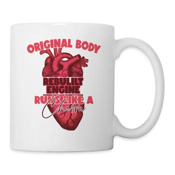 Open Heart Surgery Recovery Operation - Mug - white - Right