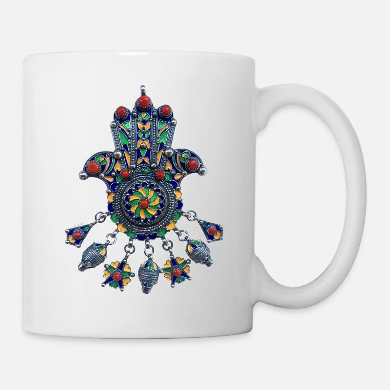 BIJOU KABYLE MAIS DE FATMAAMAZIGH - Mug blanc - blanc