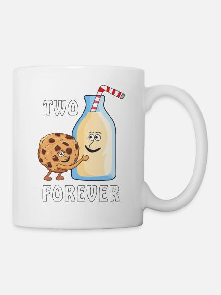 MILCH KEKS TWO FOREVER - Tasse - Weiß