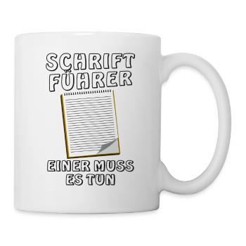 SCHRIFTFÜHRER - Tasse - Weiß - Rechts