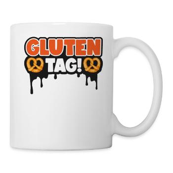 Étiquette de gluten! - Mug blanc - blanc - Droite