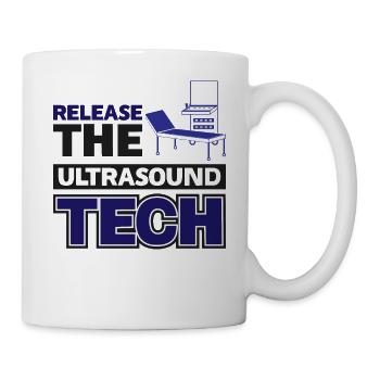 Lassen Sie die Ultraschalltechnologie frei - Tasse - Weiß - Rechts