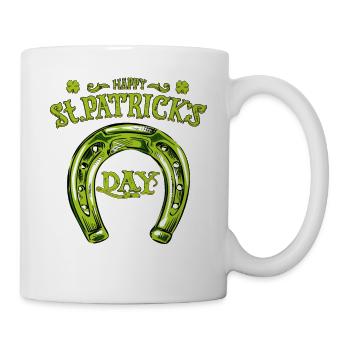 FER À CHEVAL DE LA SAINT-PATRICK - Mug blanc - blanc - Droite