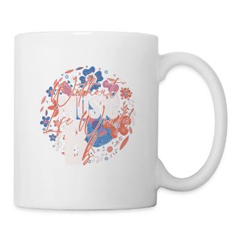 Ohne Musik würde das Leben B Flat Zitat - Tasse - Weiß - Rechts