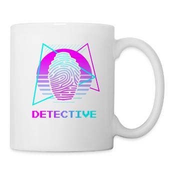 Retro Detective Investigator - Mug - white - Right
