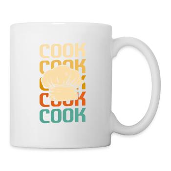 Retro Vintage Classic Chef Cook Cooking - Mug - white - Right
