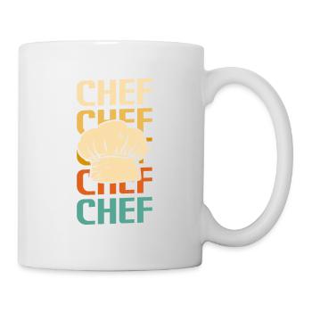 Retro Vintage Classic Chef Cook Cooking - Mug - white - Right